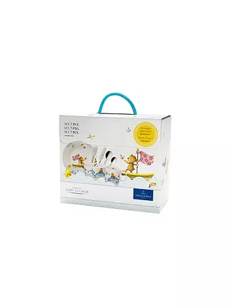 VILLEROY & BOCH | Kinder Porzellanset Happy as a Bear 7tlg. | beige