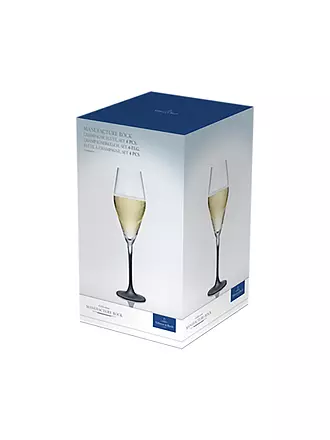 VILLEROY & BOCH | Sektglas 4er Set Manufacture Rock 260 ml | weiss