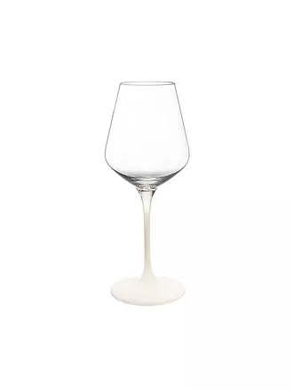 VILLEROY & BOCH | Weissweinglas 4er Set MANUFACTURE ROCK BLANC GLAS | schwarz