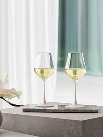 VILLEROY & BOCH | Weissweinglas 4er Set MANUFACTURE ROCK BLANC GLAS | transparent