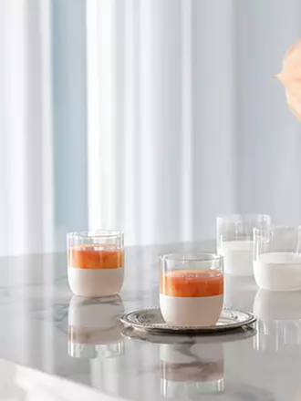 VILLEROY & BOCH | Whisky Glas 4er Set MANUFACTURE ROCK BLANC GLAS | schwarz
