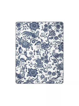 VILLEROY & BOCH | Wohndecke PARADISO 150x200cm Navy Peony | beige