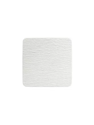 VILLEROY & BOCH | Servierplatte quadratisch Gourmet Manufacture Rock Blanc 32,5x32,5cm | 