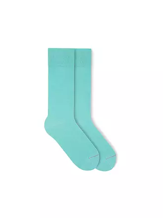 VON JUNGFELD | Socken Aqua Green | hellblau
