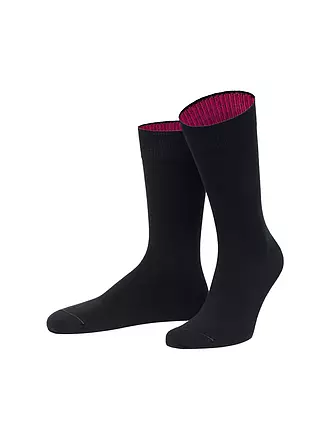 VON JUNGFELD | Socken Navarra / rot | schwarz