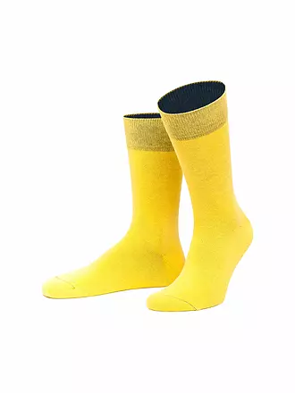 VON JUNGFELD | Socken Svalbard / schwarz | gelb