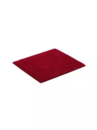 VOSSEN | Badeteppich EXCLUSIVE 55x65cm Flanell | dunkelrot