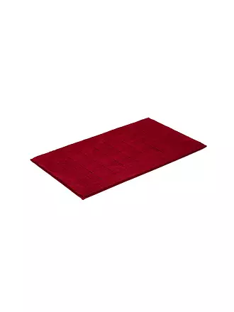 VOSSEN | Badeteppich EXCLUSIVE 60x100cm Deep Blue | dunkelrot