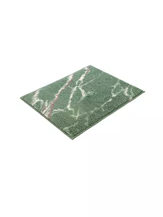 VOSSEN | Badteppich VOSSEN MARBLE 60x100cm Light Grey | grün