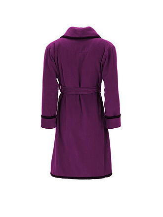 VOSSEN | Damen Bademantel LIMBO purple | weiss