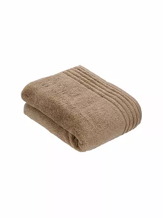 VOSSEN | Duschtuch VIENNA STYLE SUPERSOFT 67x140cm Camel | dunkelblau