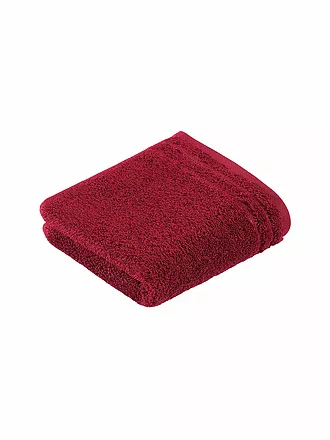 VOSSEN | Gästetuch Calypso Feeling 30x50cm (Lagoon) | rot