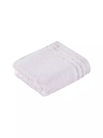 VOSSEN | Gästetuch VIENNA STYLE SUPERSOFT 30x50cm Weiss | dunkelblau