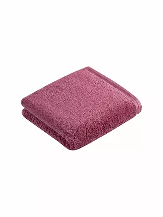 VOSSEN | Handtuch VEGAN LIFE 50x100cm Blackberry | pink