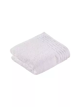 VOSSEN | Handtuch VIENNA STYLE SUPERSOFT 60x110cm Weiss | dunkelblau