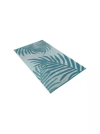 VOSSEN | Strandtuch PALM PARADISE 100x180cm Shell | hellgrün