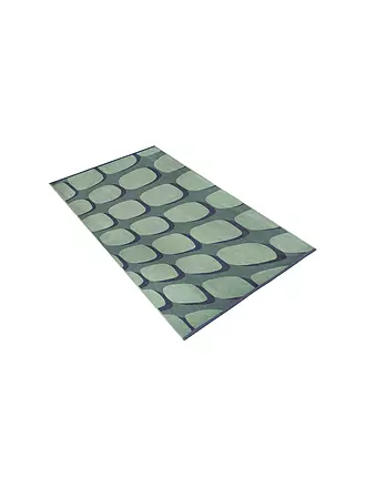 VOSSEN | Strandtuch SHADOW PLAY 100x180cm Soft Green | hellgrün
