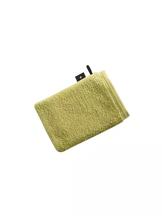 VOSSEN | Waschhandschuh VEGAN LIFE 16x22cm Avocado | dunkelblau