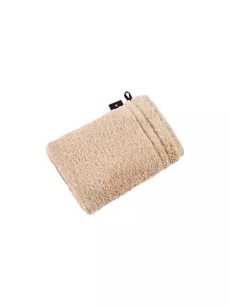 VOSSEN | Waschhandschuh VIENNA STYLE SUPERSOFT  16x22cm Evergreen | beige