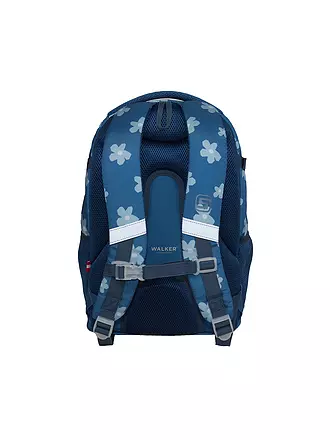 WALKER | Schulrucksack Fame 2.0 Uni 90ies Flower Blue | dunkelblau