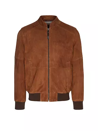 WINDSOR | Lederjacke BORELLO | orange