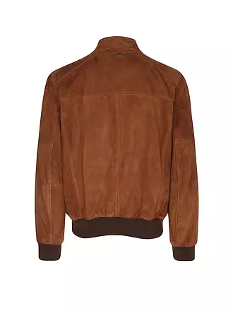 WINDSOR | Lederjacke BORELLO | orange