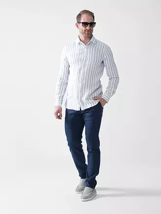 WINDSOR | Leinenhemd Regular Fit | blau