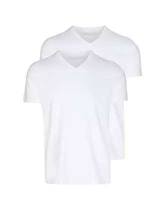 WINDSOR | T-Shirt 2er Pkg. white | weiss