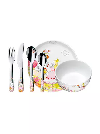 WMF | Kinder Besteck 4-teilig PRINZESSIN ANNELI Cromargan/Bunt | bunt