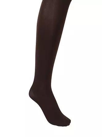 WOLFORD | Feinstrumpfhose VELVET DE LUXE 66 black | braun