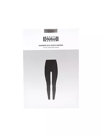 WOLFORD | Kaschmirleggings KASCHMIR-SEIDE (schwarz) | 