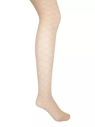 WOLFORD | Modestrumpfhose SHEER PATTERN fairley light | hellbraun