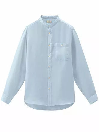 WOOLRICH | Leinenhemd Regular Fit | dunkelblau