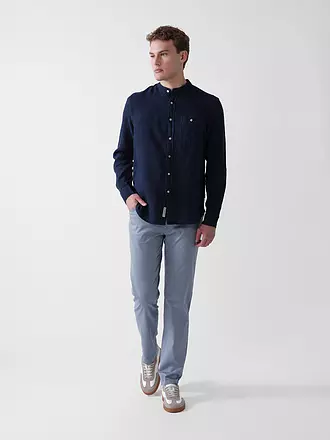 WOOLRICH | Leinenhemd Regular Fit | dunkelblau