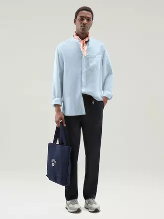 WOOLRICH | Leinenhemd Regular Fit | dunkelblau