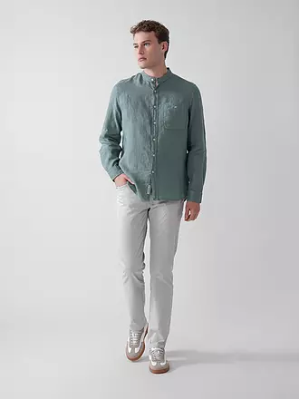WOOLRICH | Leinenhemd Regular Fit | dunkelblau