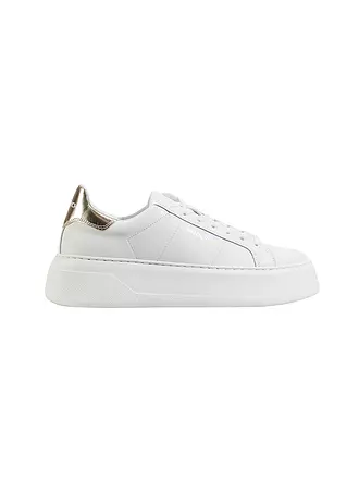 WOOLRICH | Sneaker CALF LAMINATO | weiss