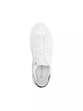 WOOLRICH | Sneaker CALF LAMINATO | weiss