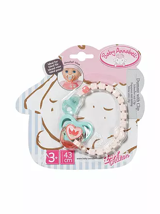 ZAPF CREATION | Baby Annabell Schnullerkette mit Clip | keine Farbe