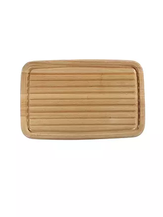 ZASSENHAUS | Brotschneidbrett Gummibaum 42x27,5cm | beige