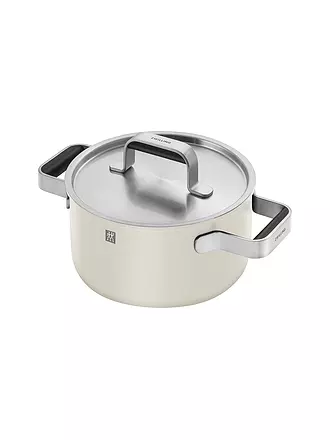 ZWILLING | Kochgeschirr - Set 5tlg. PURE Edelstahl / Elfenbein | creme