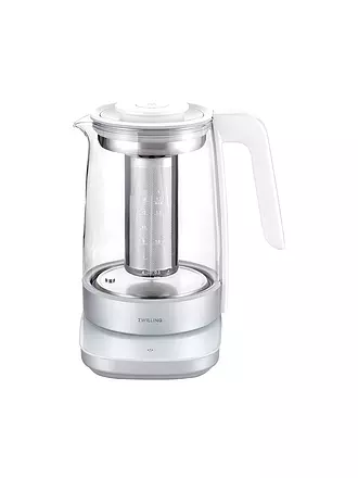 ZWILLING | Wasserkocher mit Teeeinsatz 1,7l Glas / Schwarz | weiss