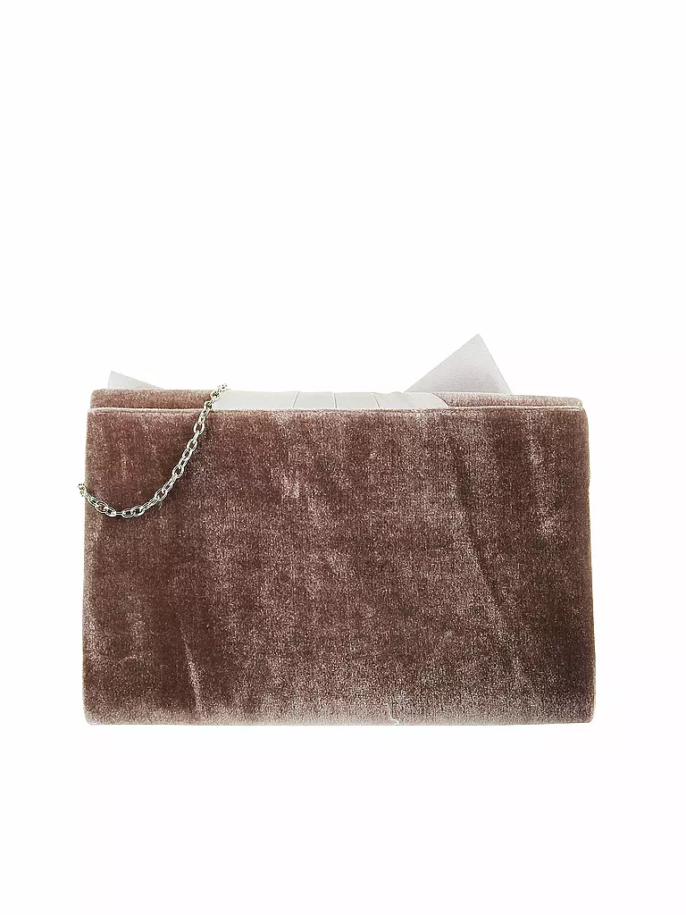 A-ZONE | Samt-Abendtasche | rosa