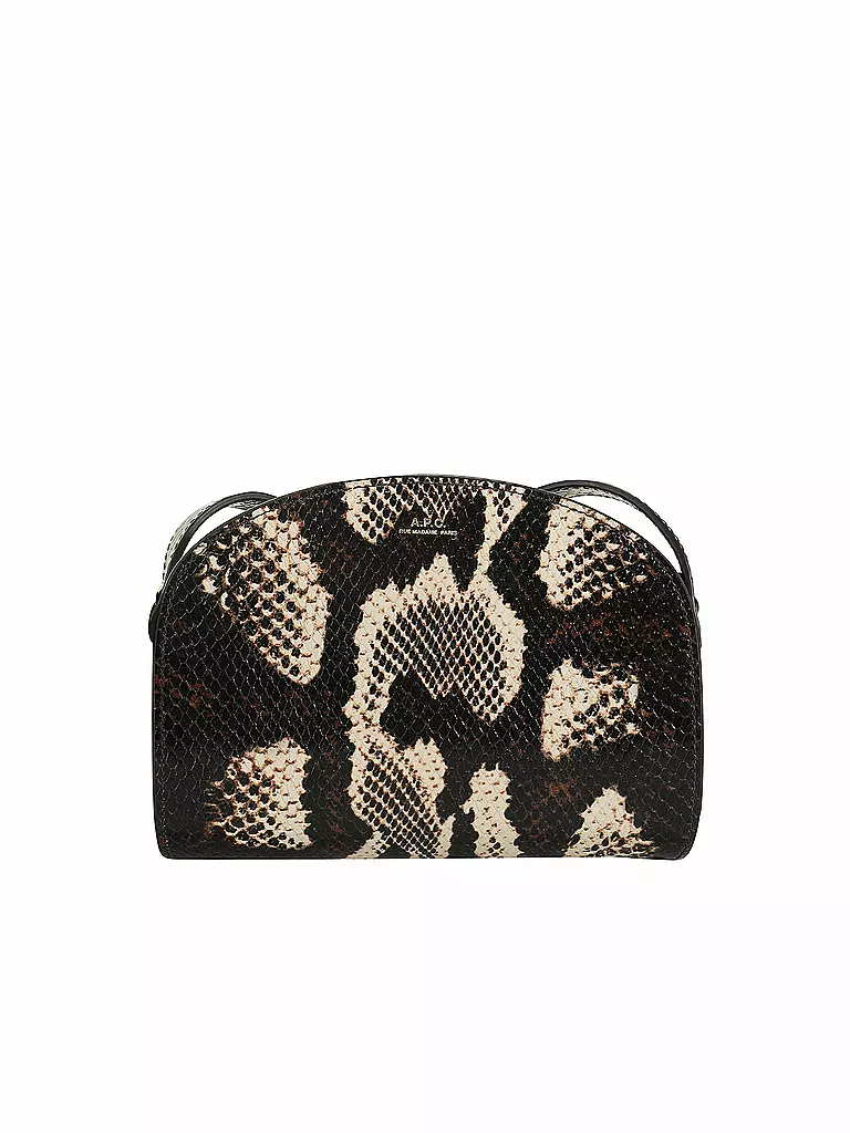 A.P.C. | Ledertasche - Mini Bag DEMI LUNE MINI | weiss