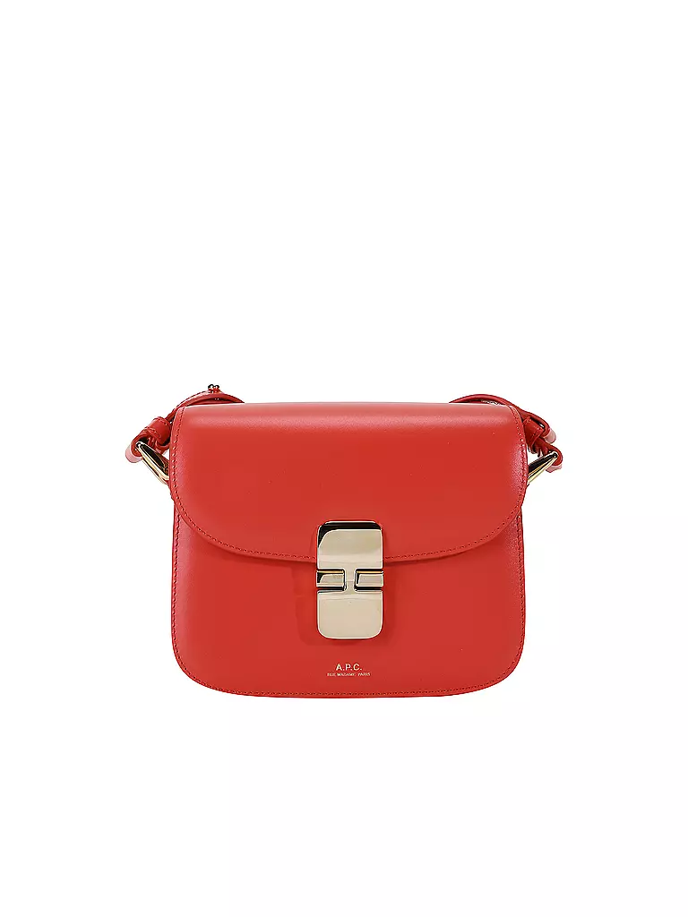 A.P.C. | Ledertasche - Mini Bag GRACE MINI | rot