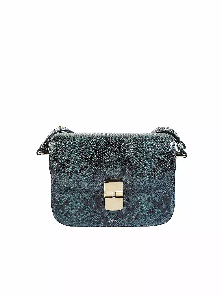 A.P.C. | Ledertasche - Mini Bag Grace | blau