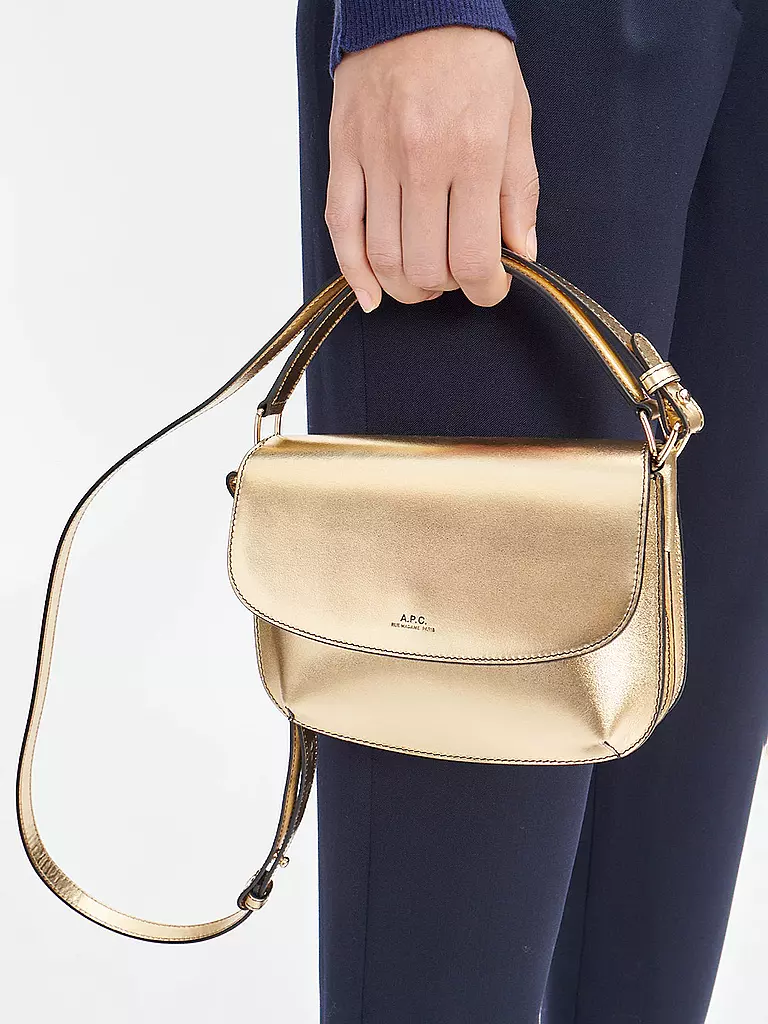 A.P.C. | Ledertasche - Mini Bag SARAH  | gold