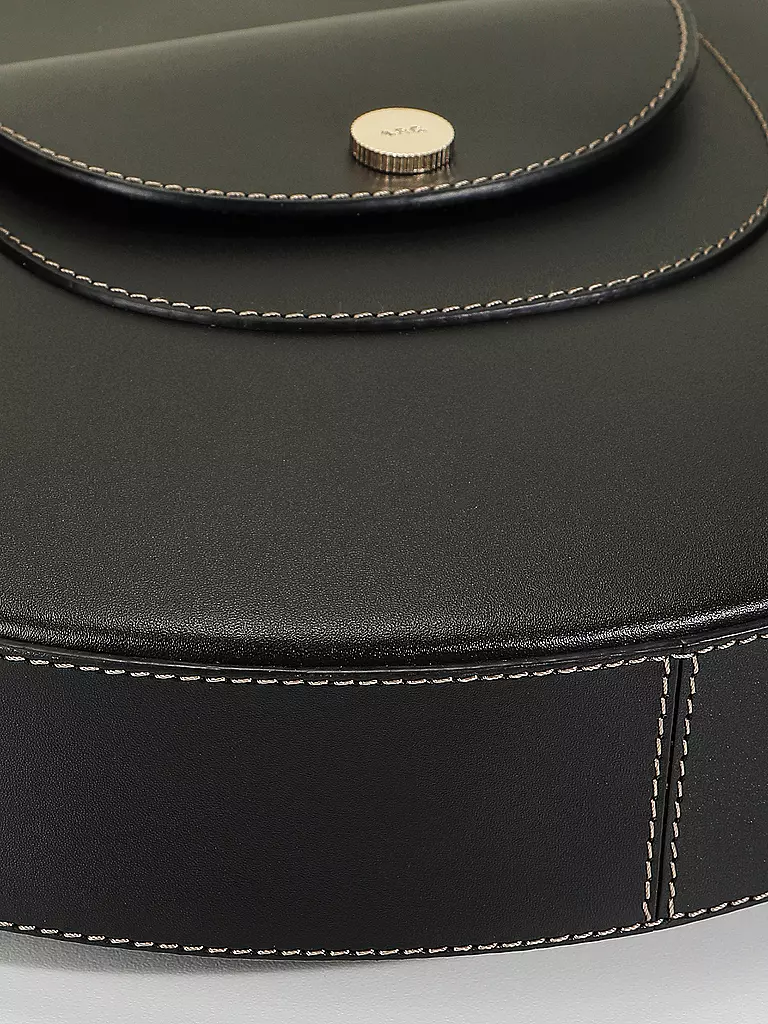 A.P.C. | Ledertasche - Umhängetasche POCKET | schwarz