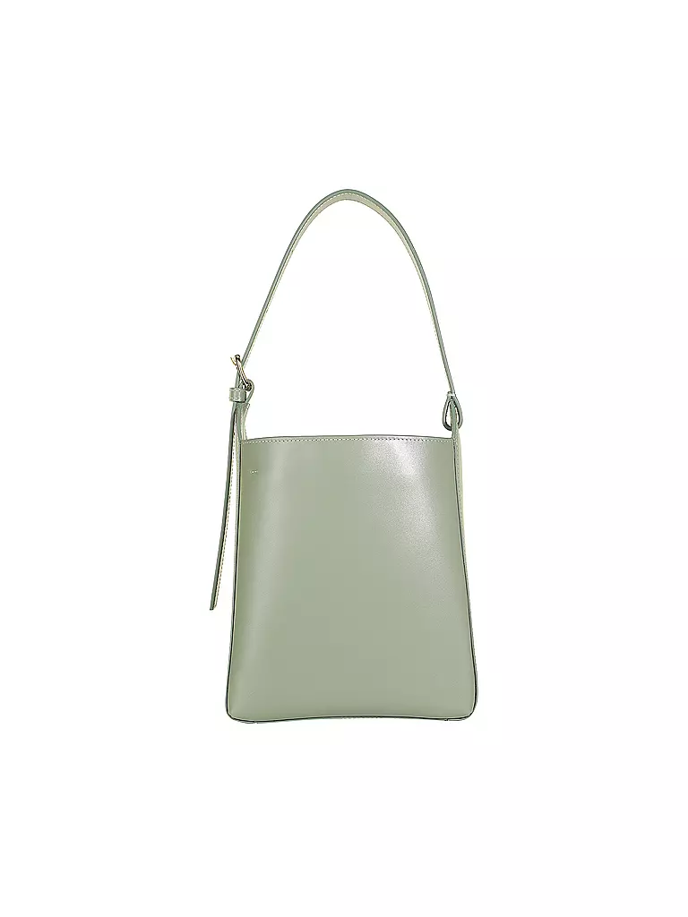 A.P.C. | Ledertasche - Umhängetasche VIRGINIE Small  | hellgrün