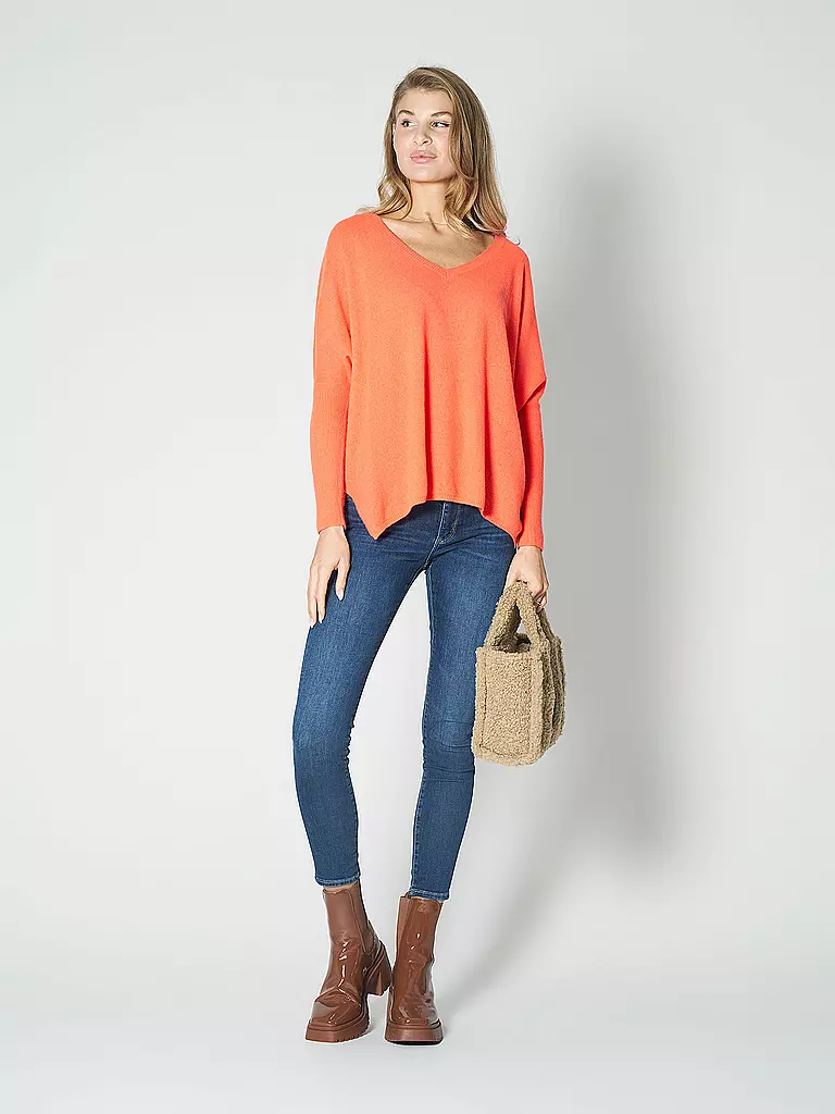 ABSOLUT | Kaschmir Pullover CAMILLE  | orange